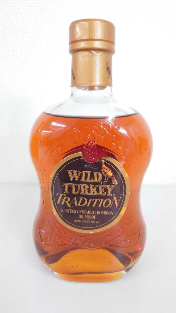 【未開栓】WILD TURKEY ワイルドターキー TRADITION トラディション ケンタッキー バーボン ウイスキー 750ml 50.5% 古酒 ♪