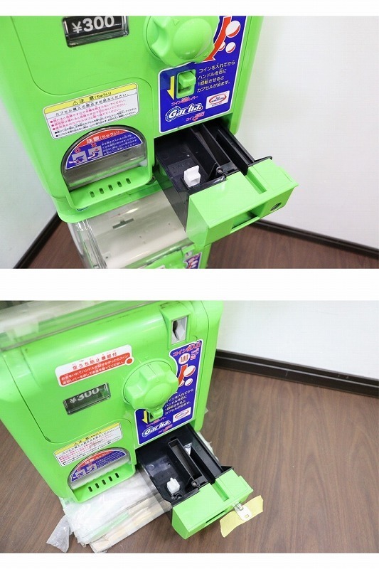 Gacha.2 Ez(緑)◇動確済◇鍵付◇現状品◇ガチャガチャ◇ガチャポン-