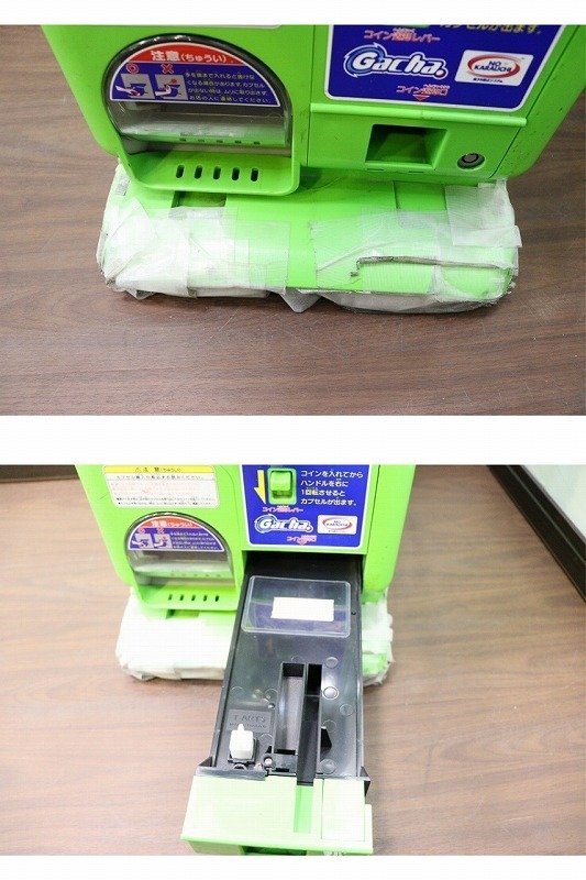 【埼玉発】S1152 TAKARA TOMY A.R.T.S Gacha.2 Ez(緑) 動確済 鍵付 現状品 ガチャガチャ ガチャポン