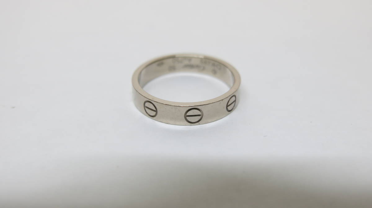☆GOL☆【 カルティエ】 ラブリング LOVE RING ※細かな傷あり※ 750