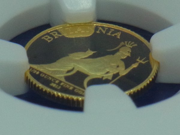 1円スタート！【真贋保証 最高鑑定】2013年 イギリス 金貨 NGC PF70UC 1ポンド ブリタニア モダンコイン_画像7