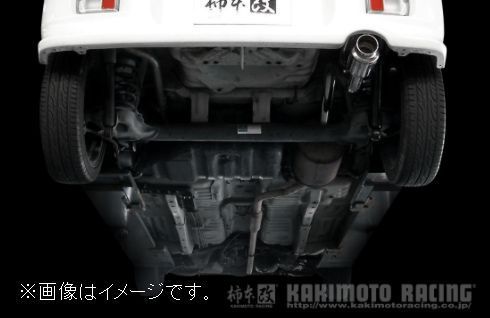 自動車関連業者直送限定 柿本 マフラー hyper GT box Rev. DAIHATSU ダイハツ ムーヴ GF-L902S MC前 JB-DET ターボ 2WD (D41303)_画像3