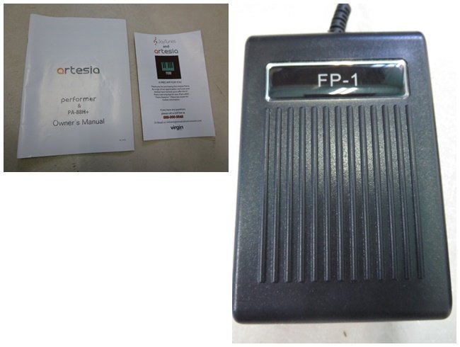 即発送可能】 artesia PERFORMER / PA-88H+・付属品・スタンド付き