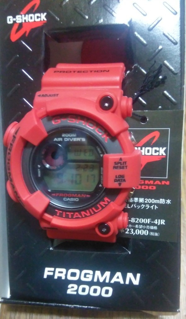 年間定番 カシオ G SHOCK DW-8200F-4JR フロッグマン rahathomedesign.com