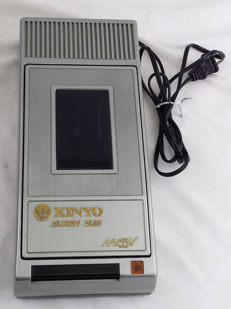 KINYO　スーパースリム 　ビデオカセット リワインダー VHS 　M63V　ジャンク _画像1