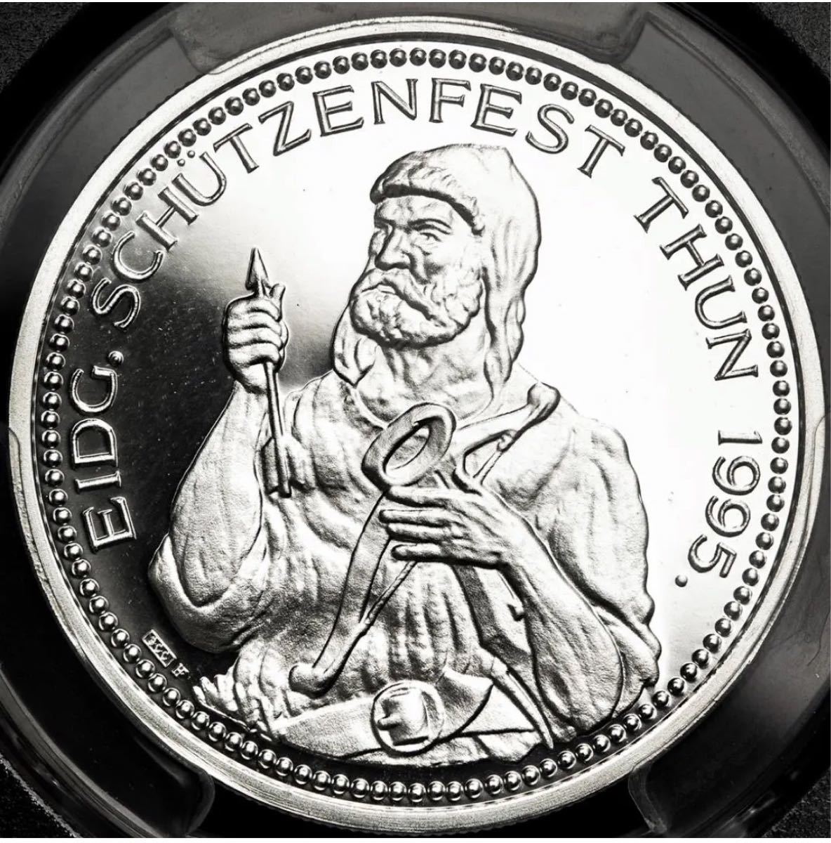 PCGS PR69DCAM』スイス射撃祭50フラン銀貨(1995年) | contifarma.pe