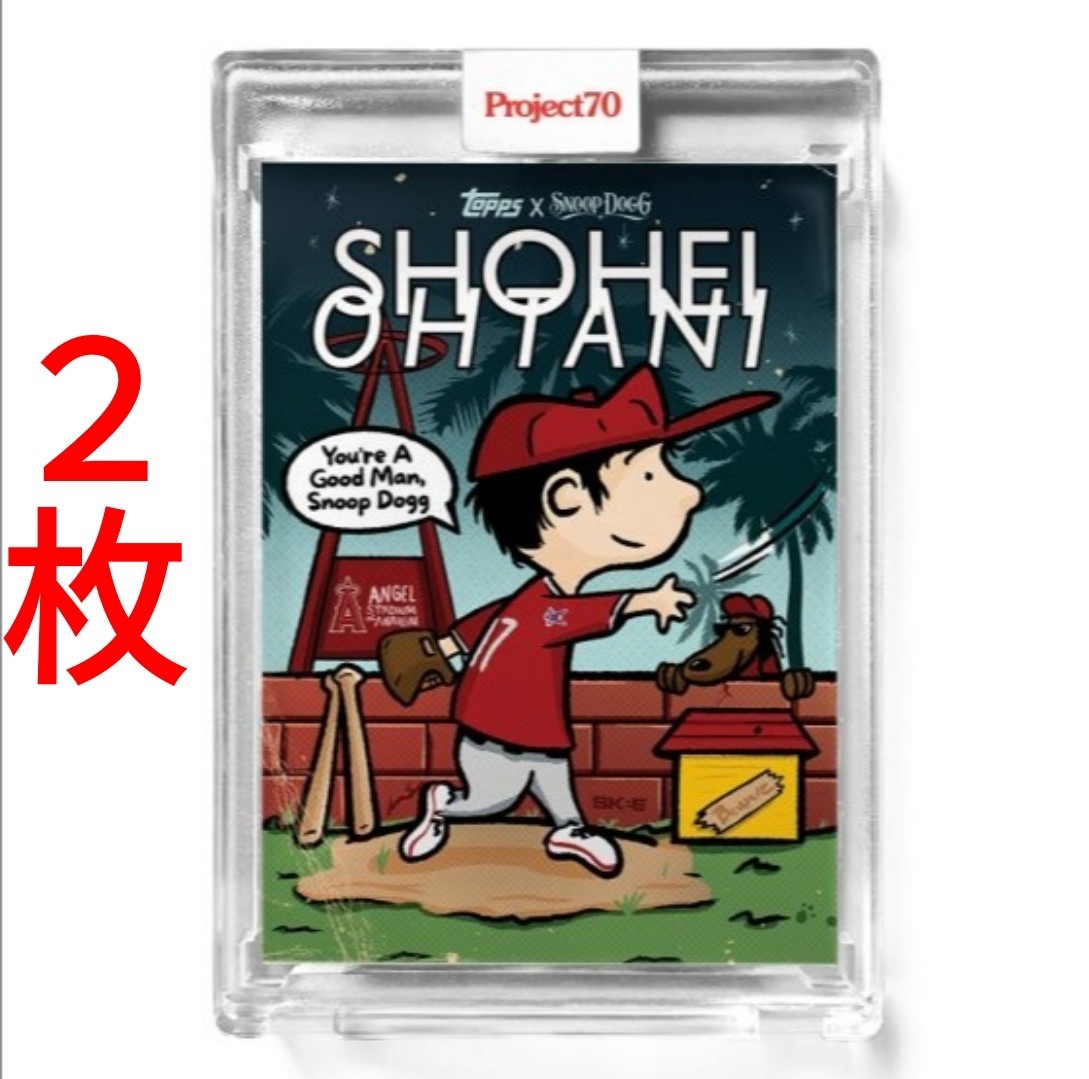 限定完売 大谷翔平TOPPSカード スヌープドッグ|PayPayフリマ