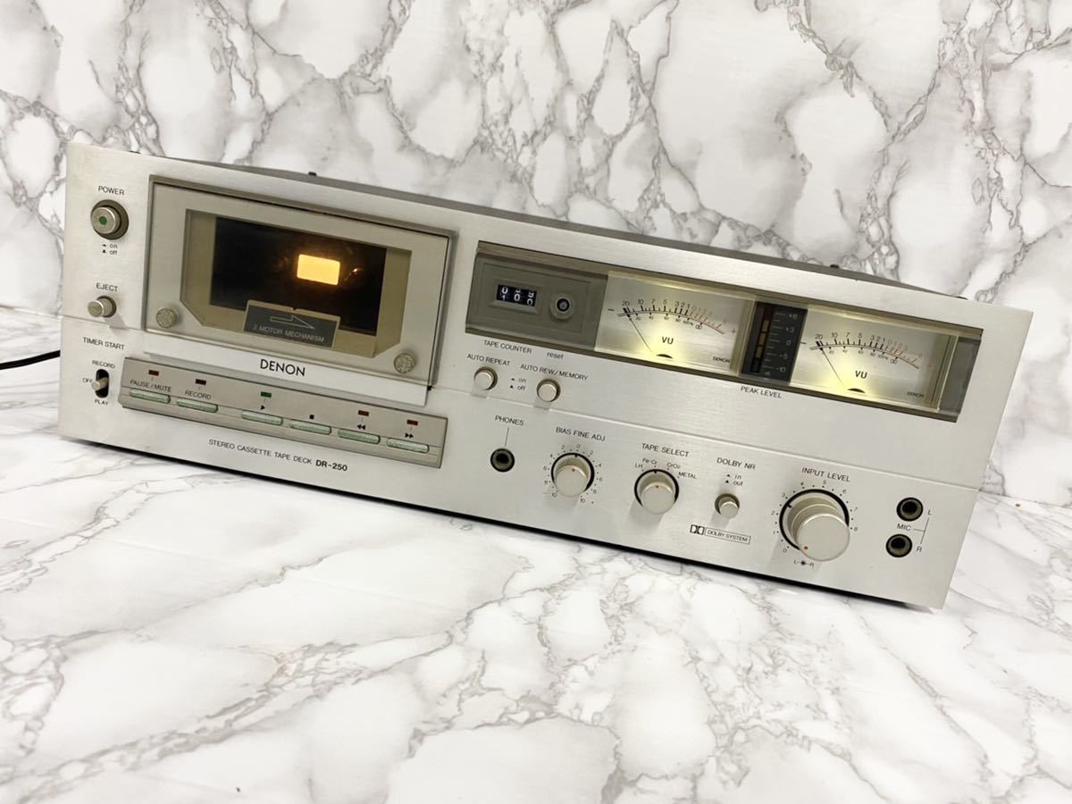 DENON DR-250 カセットデッキ デノン の商品詳細 | ヤフオク! | One