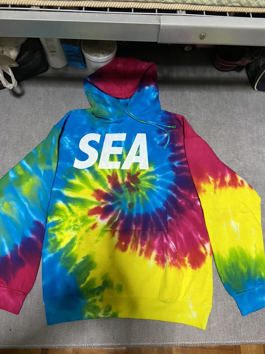 フラグメン 希少 新品 size L WIND AND SEA NFT フーディー パーカー