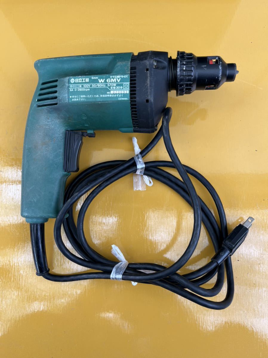 ★ HITACHI 日立工機 テスク用ドライバ 6㎜ W6MV 中古品 ★_画像2