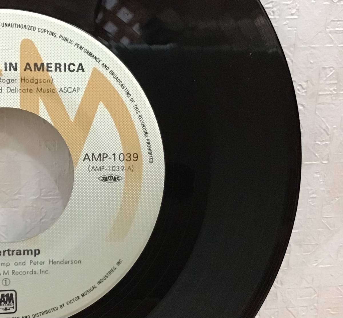 EP:スーパートランプ ブレックファスト・イン・アメリカ/すべては闇の中 AMP-1039 *の画像5