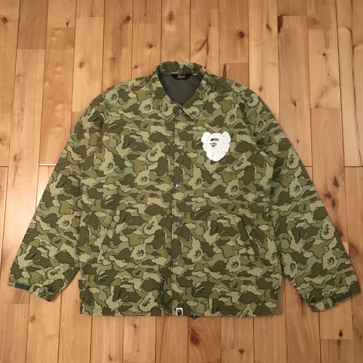 * ultra rare * kaws × BAPE cloud camo coach jacket M size a bathing ape jacket Ape Bape A Bathing Ape Kaws nigo k74