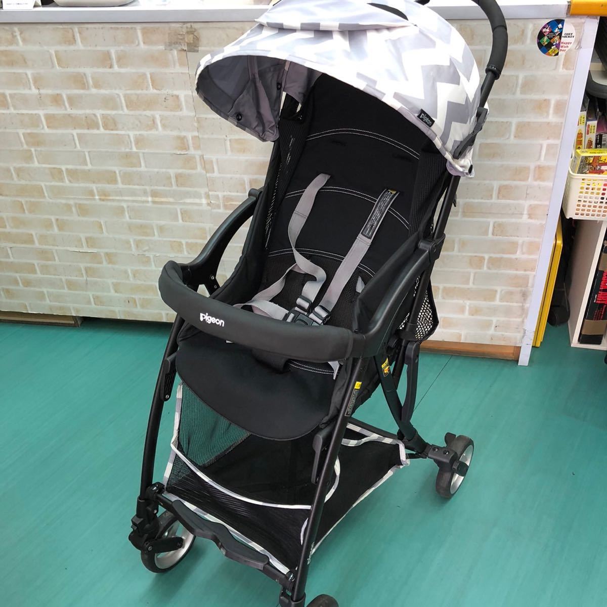 割引価格 ピジョン ビングルベビーカー B型 デニム 軽量 トイザらス