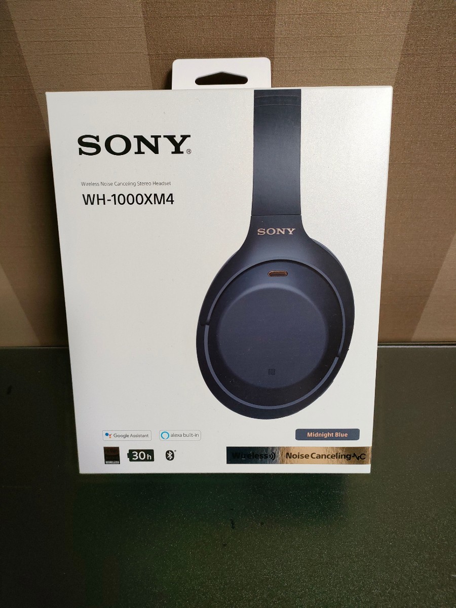 国内配送】 美品 国内正規品 WH-1000XM4 ヘッドフォン ワイヤレス 買取 ブルー 新作 ワイヤレス ヘッドフォン ヘッドフォン