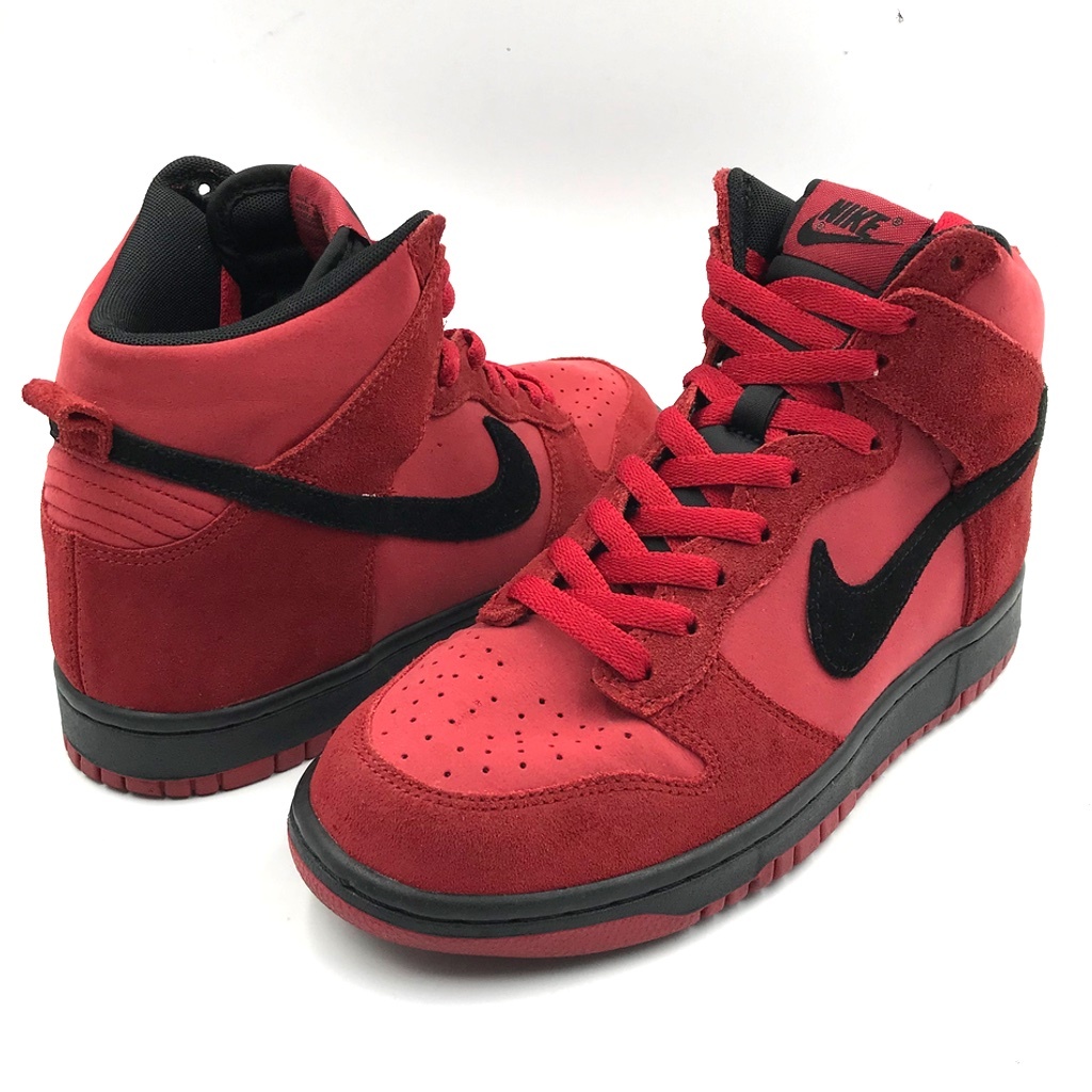 即決】国内正規品 NIKE DUNK HI ナイキ ダンク ハイ ジムレッド