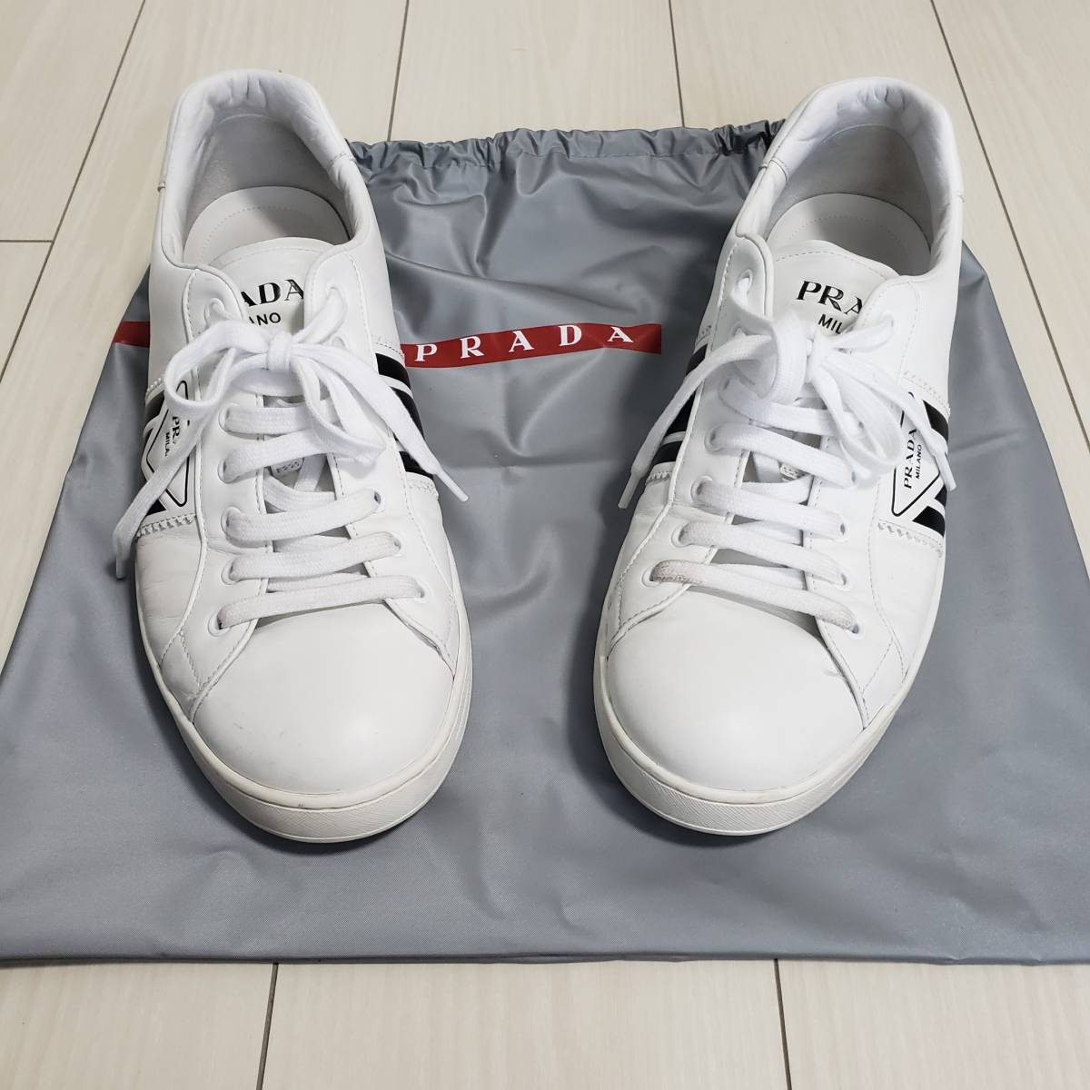 特別価格 プラダ ファー スニーカー Prada 希少品 レア mundoglass.com