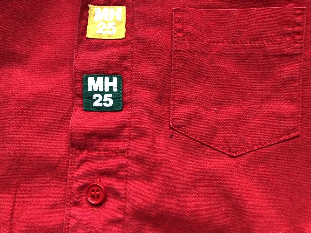 80cm Miki House short sleeves shirt red retro made in Japan MH25