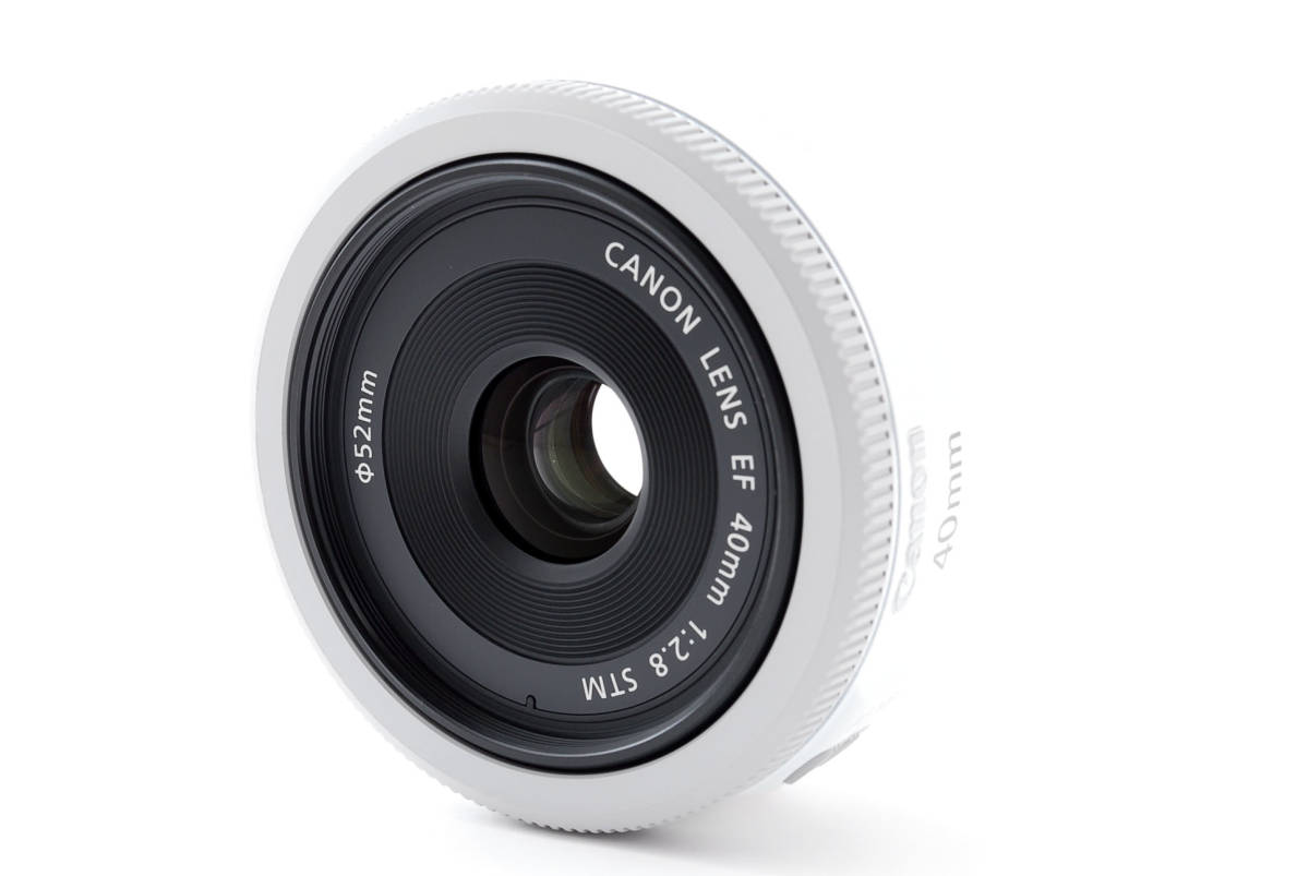 最新作人気SALE ヤフオク! - Canon EF 40mm f/2.8 STM White Panca... 格安定番