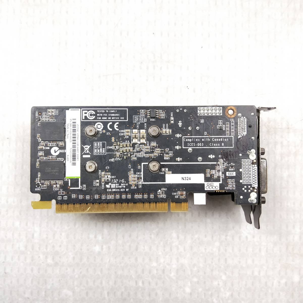 【中古パーツ】ZOTAC GT640 1GB 64BIT DDR5 HDMI/VGA/DVI グラフィックポード /ビデオカード PCI-E ■XK718-2_画像2