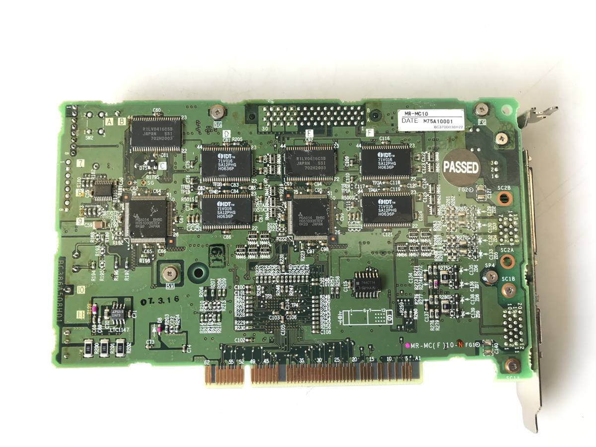 【中古パーツ】 産業機器ボード三菱 MR-MC10 DATE M75A10001 BC370D038H22 ポジションボード 最大20軸 PCIバス■98-8の画像2