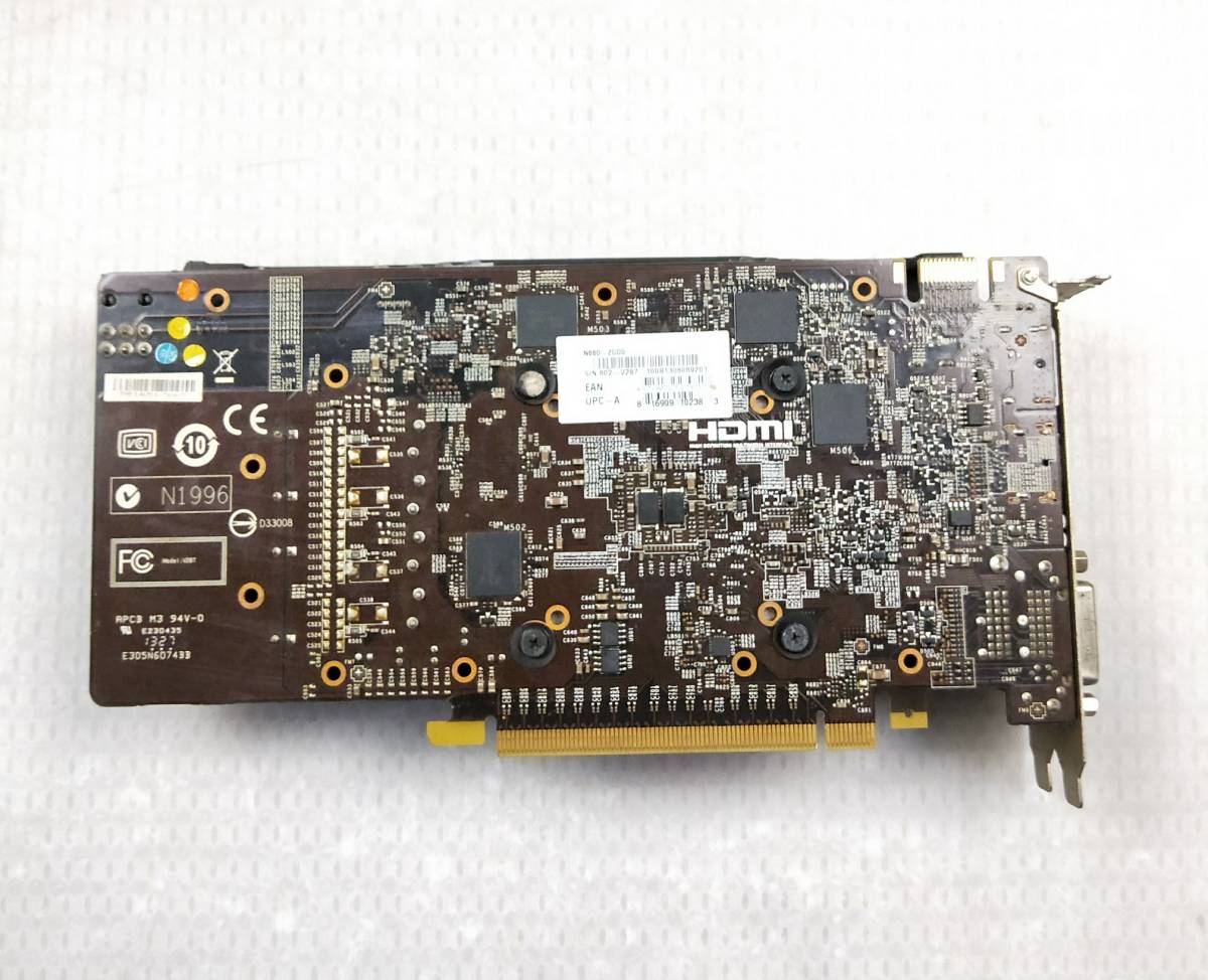 【中古パーツ】MSI N660-2GD5 DP/HDMI/DVI グラフィックポード /ビデオカード PCI-E ■XK591-2_画像2