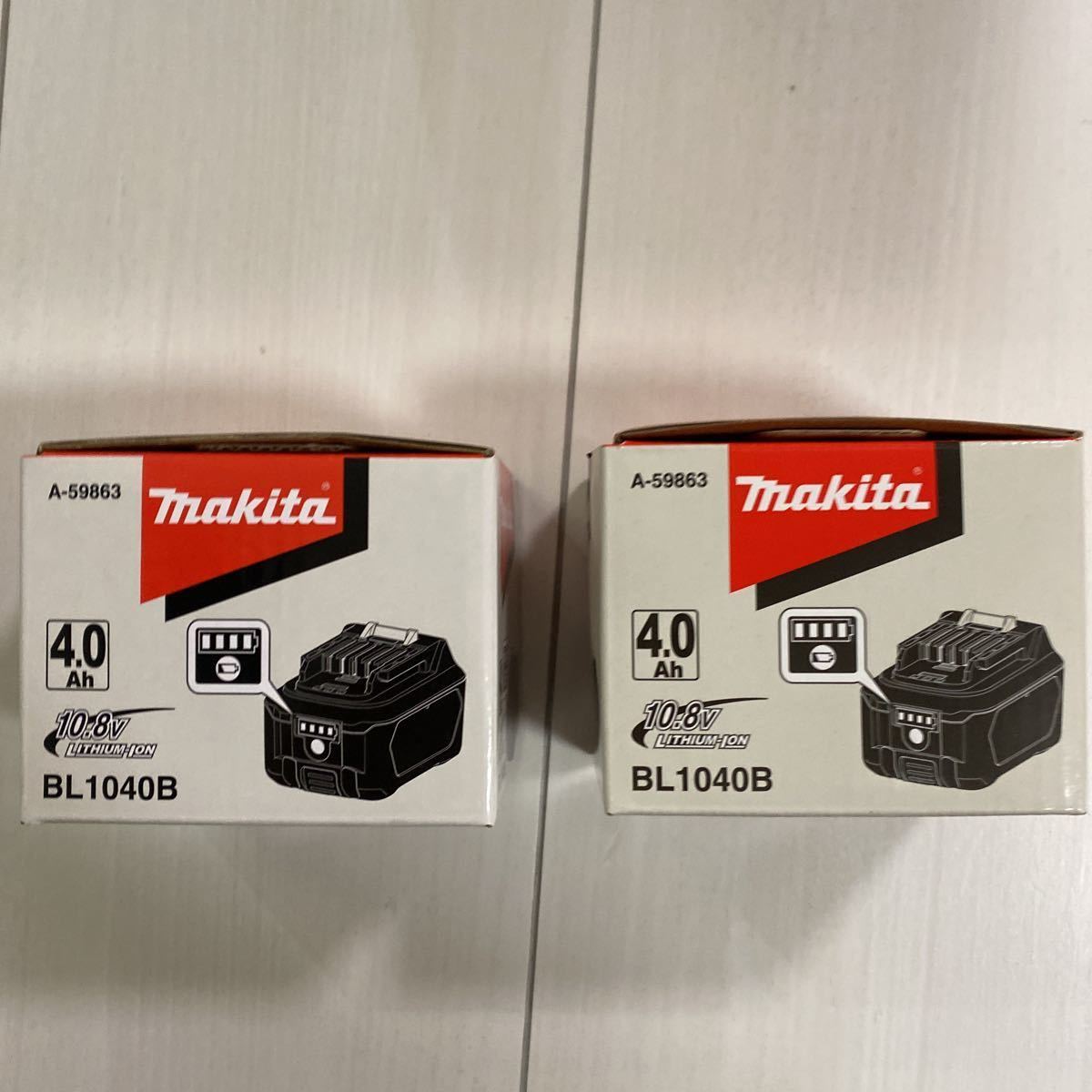 1000円~ マキタ 10.8V リチウムイオンバッテリ BL1040B(4.0Ah) 残容量