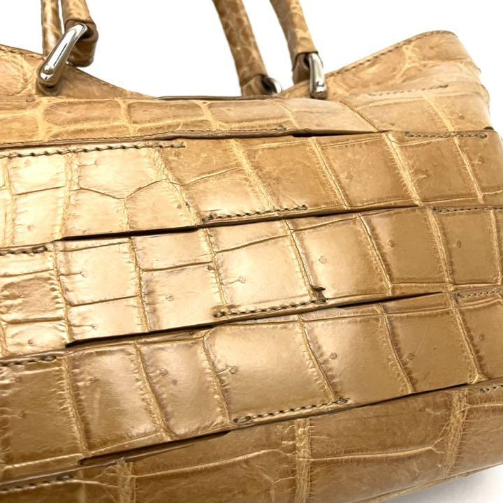 マウロゴヴェルナ】 最高級革 定価50万 銀座 和光 クロコダイル マウロゴヴェルナ】 最高級革 定価50万 銀座 和光 クロコダイル