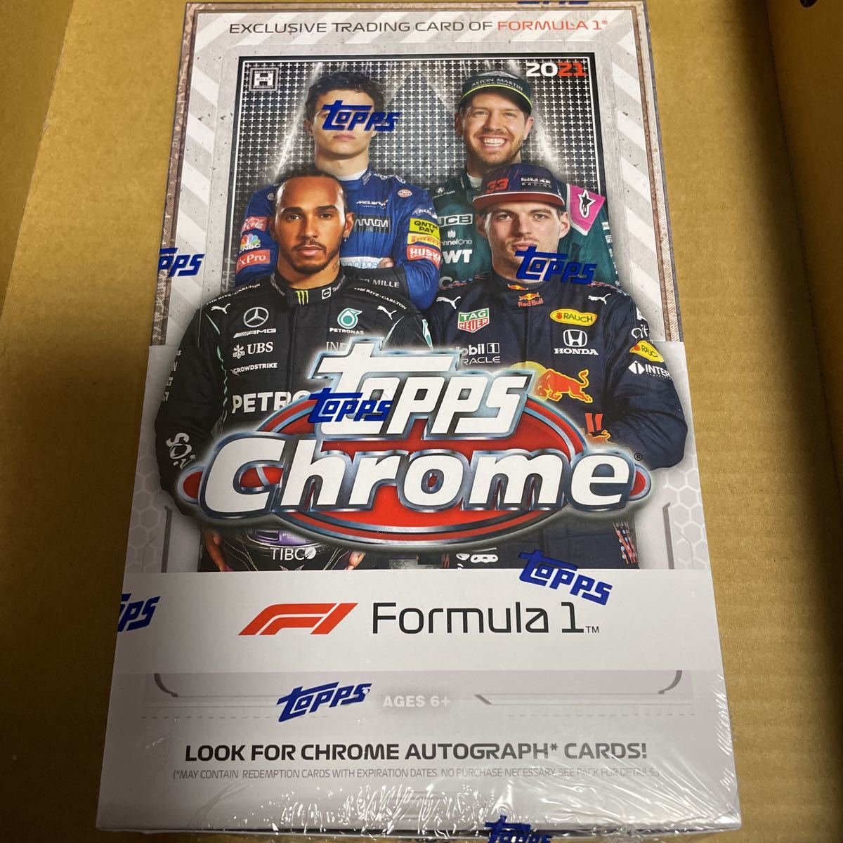 人気商品 【未開封BOX】2021 Topps Chrome Formula 1 Racing hobby 1Box ハミルトン フェルスタッペン ノリス その他