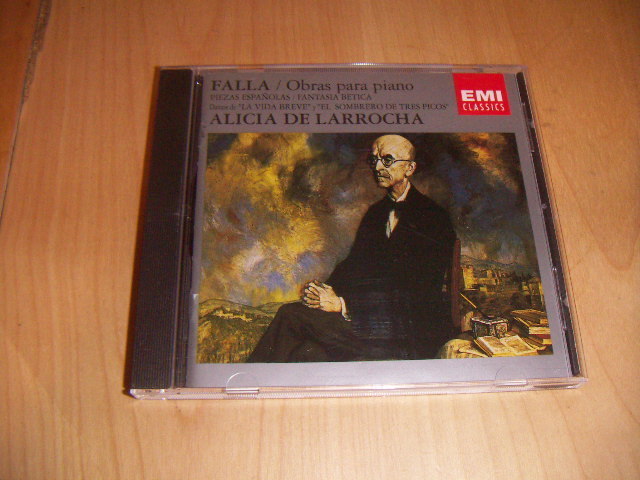 ●即決！CD：Falla;Works for Piano Falla、 De Larrocha アリシア・デ・ラローチャ ファリャ_画像1