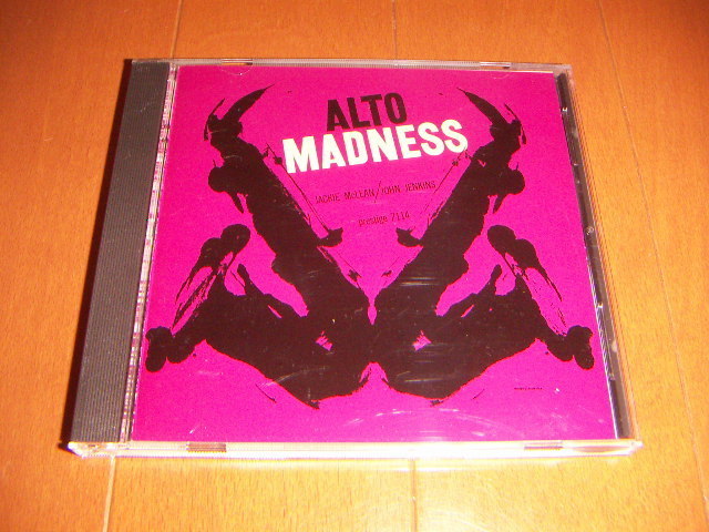 ●即決！CD：JACKIE McLEAN JOHN JENKINS ALTO MADNESS アルト・マドネス ジャッキー・マクリーン＆ジョン・ジェンキンス+1：リマスター_画像1