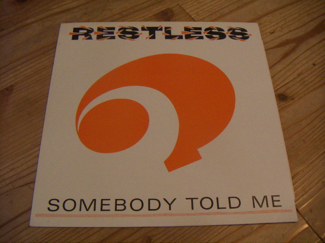 ●即決！12'LP：RESTLESS SOMEBODY TOLD ME：ロカビリー：ネオロカ：UK盤_画像1