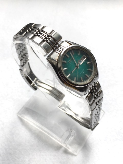 ☆SEIKO セイコー 591524 WATER RESISTANT STAINLESS STEEL 2706-0330 オートマ 動作品 デイト機能確認済 中古_画像1