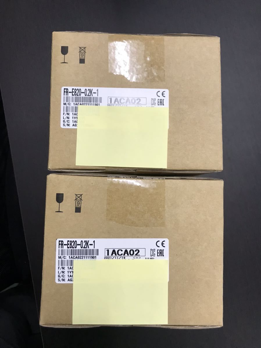 新品未使用 三菱 インバータ FR-E820-0.2k-1 【2台】 ccorca.org
