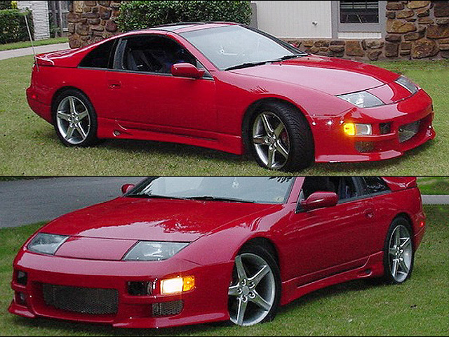 Z32 Fairlady Z previous term [NISSAN] Nissan 300ZX original front US side marker left right (90-92y)/USDM North America specification FairladyZ combination lamp USA