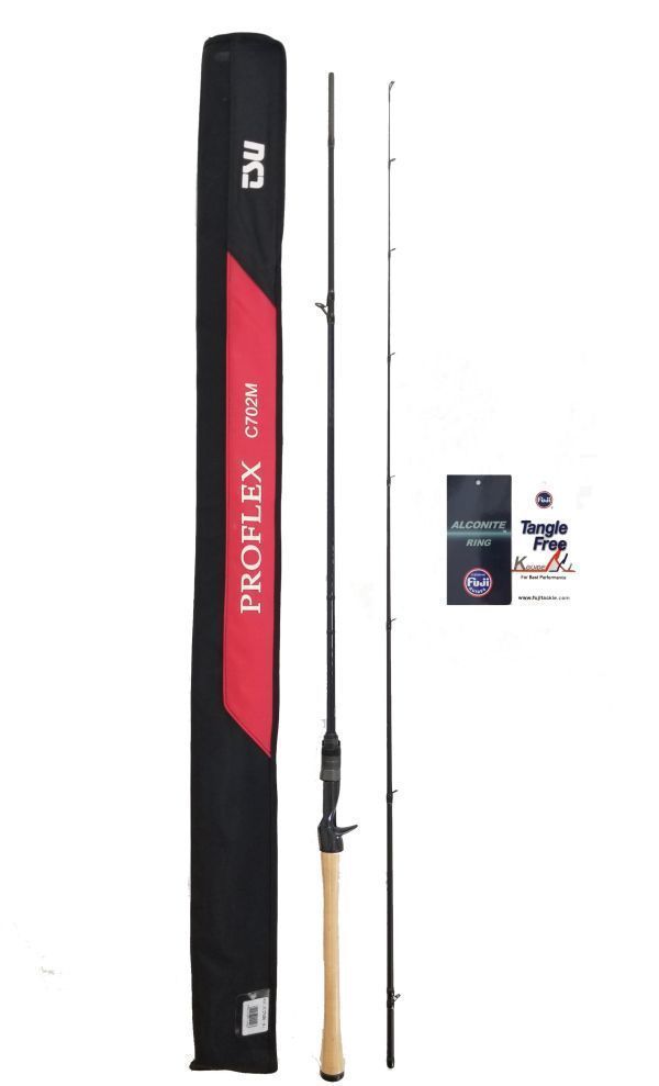 TSURINOYA 7ft バスロッド ベイト C702M Fujiアルコナイト TSURINOYA 7ft バスロッド ベイト C702M Fujiアルコナイト