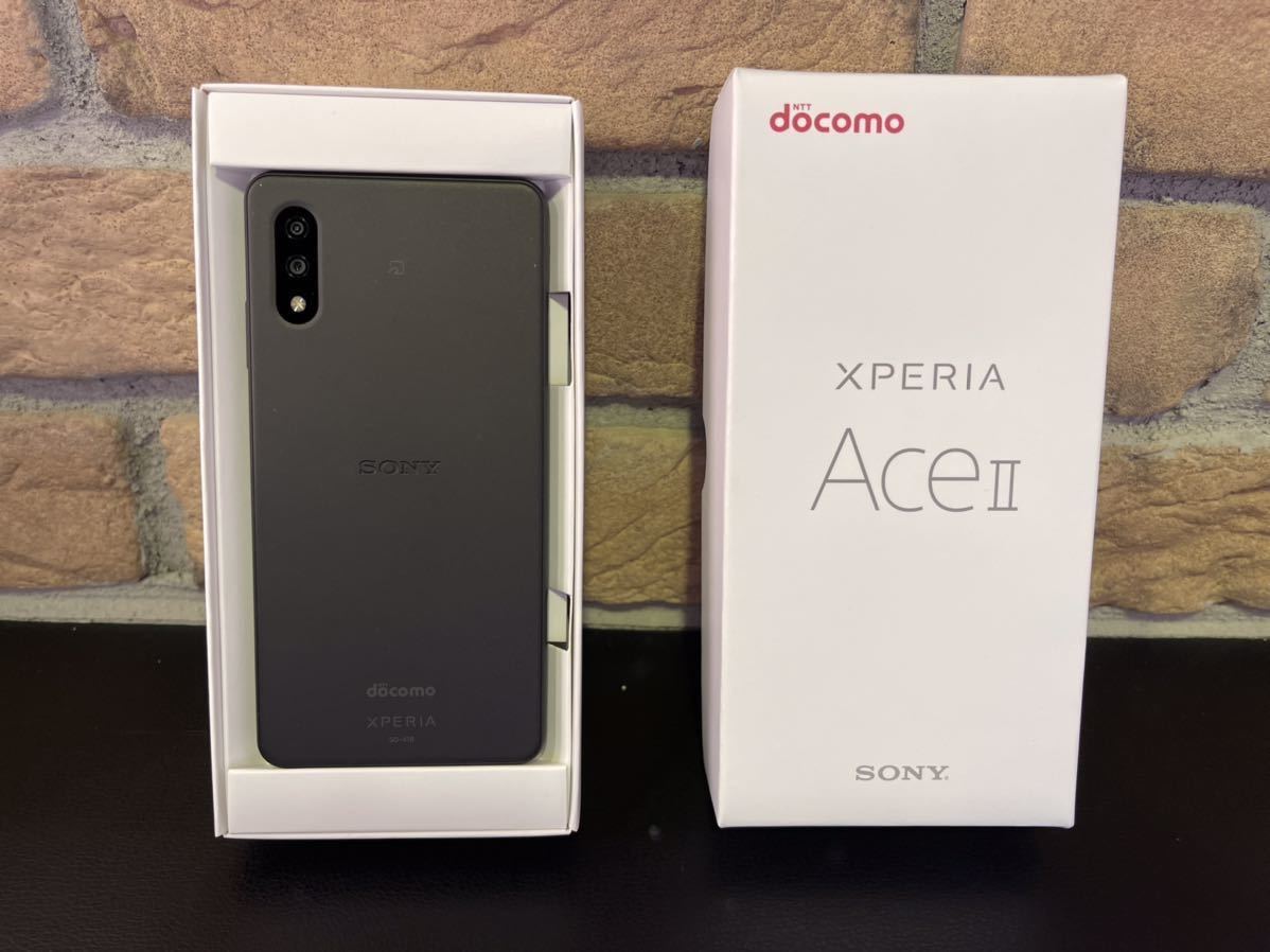 送料無料】Xperia Ace Ⅱ SO-41B ブラック 未使用 docomo SIMロック ...