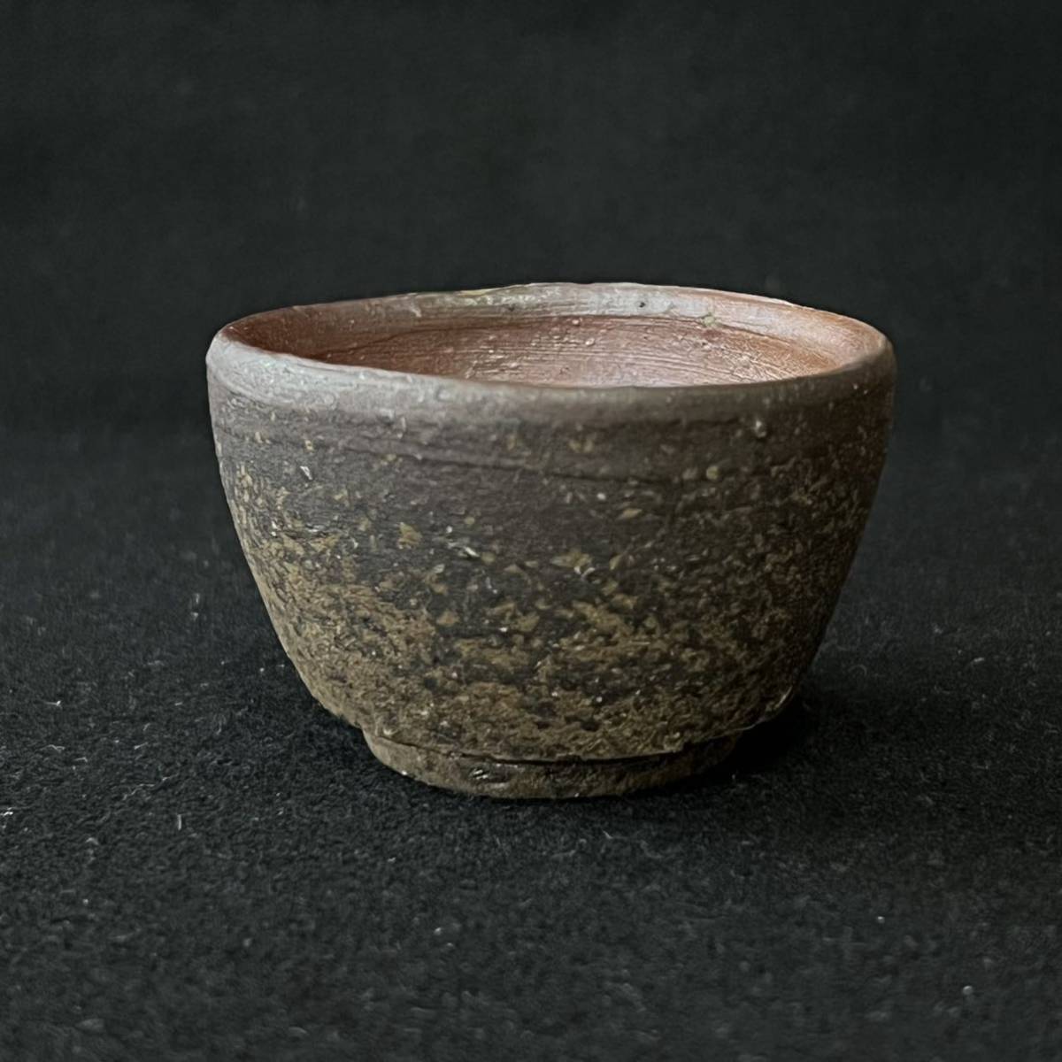  gold -ply .. Bizen sake . large sake cup (. gold -ply ..)