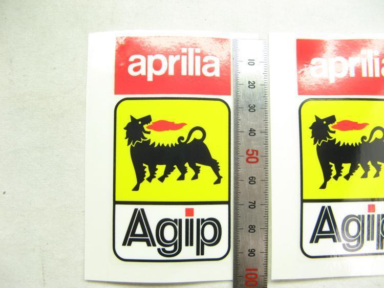 * new goods unused * original (852038)a Zip sticker 2 sheets insertion Aprilia MXV450 aprilia Agip 18-214.5