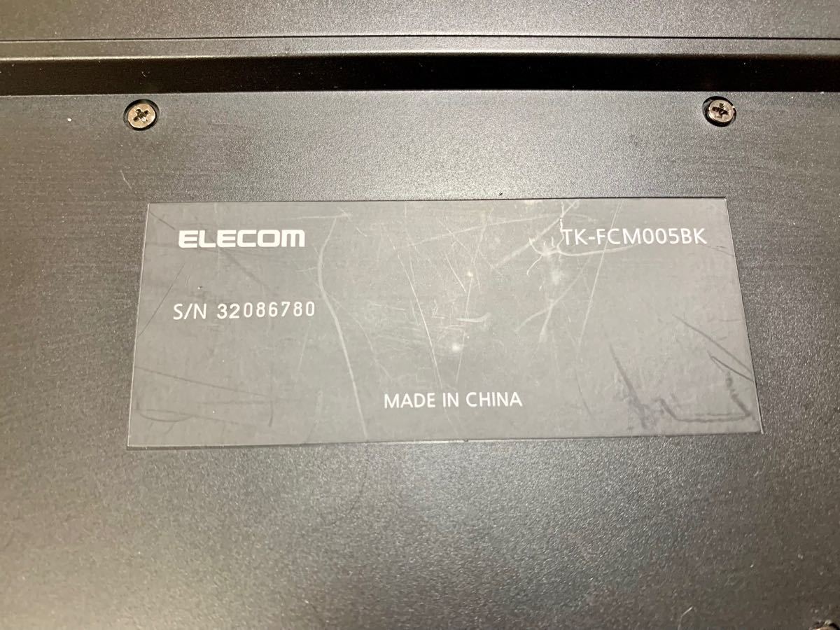 ELECOM USBキーボード エレコム Keyboard TK-FCM005BK