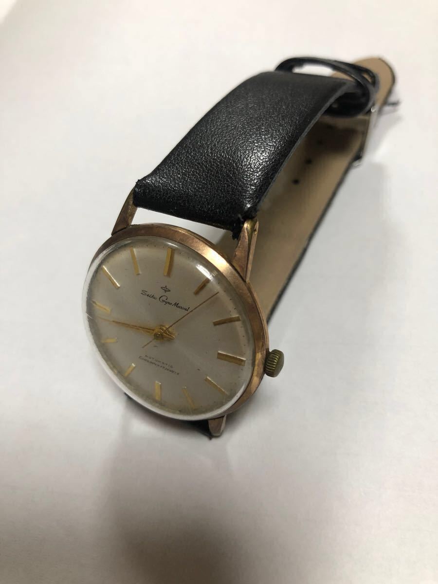 SEIKO ジャイロマーベル 稼働品 手巻き 17石アンティーク 美品 動作品