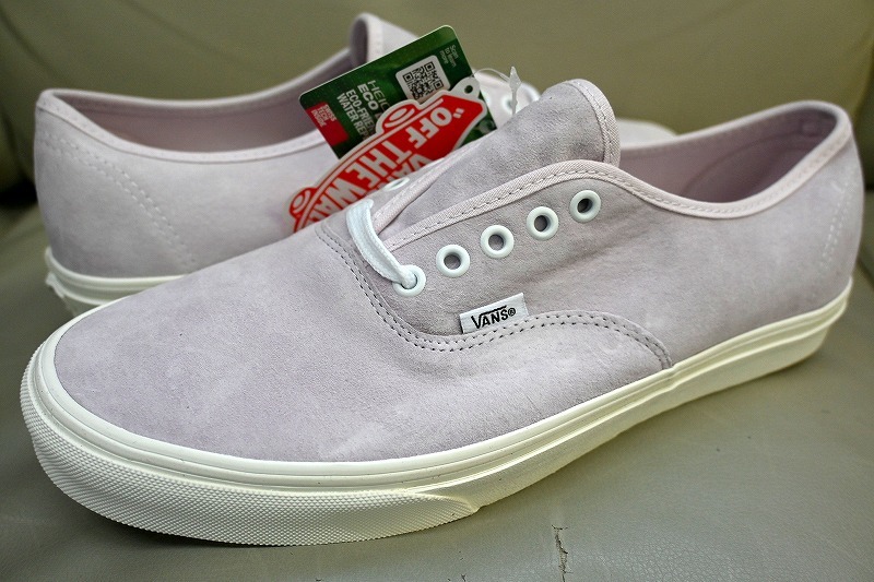 新品未使用 VANS バンズ US企画 AUTHENTIC オーセンティック Pig Suede ピグ スエード レザー 撥水 オーキッドアイス US12 30センチ_画像1