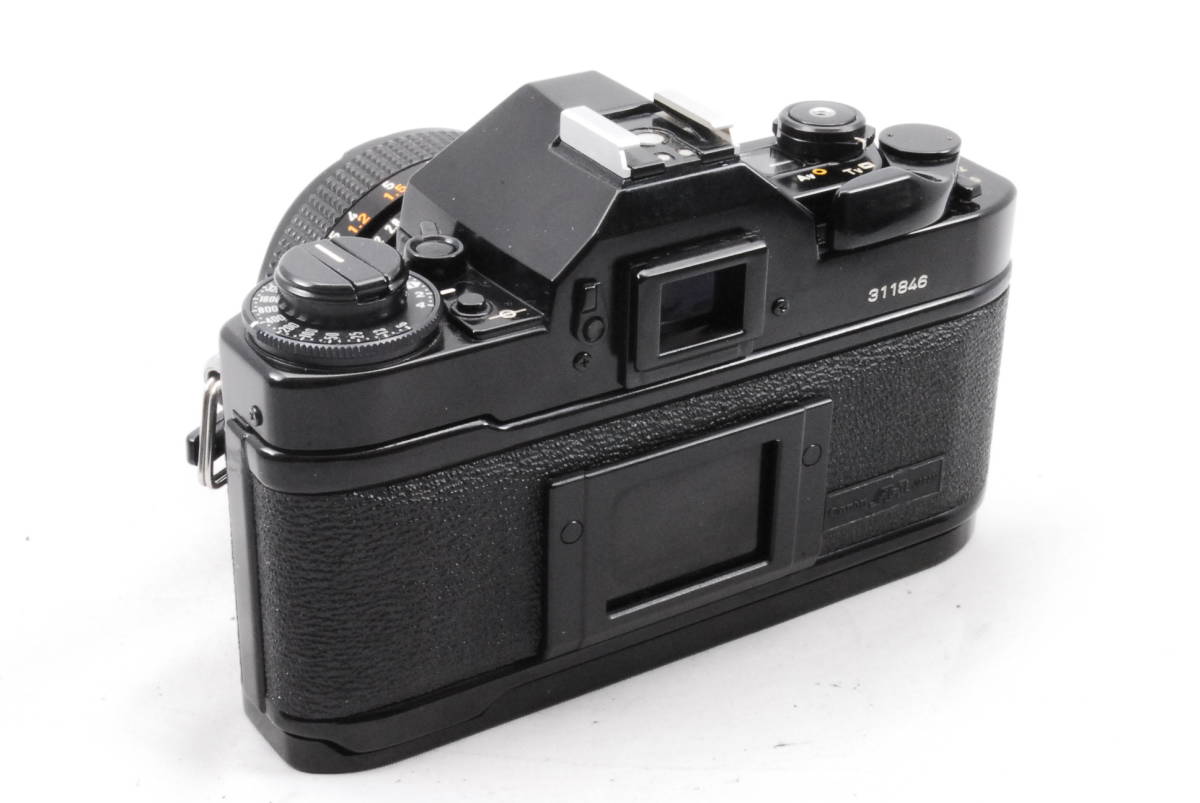 【シャッター鳴き無し】★キャノン★ Canon A-1 SLR Film Camera Black #1591 + CANON LENS FD 50㎜ f/1.4 S.S.C #1592_画像3