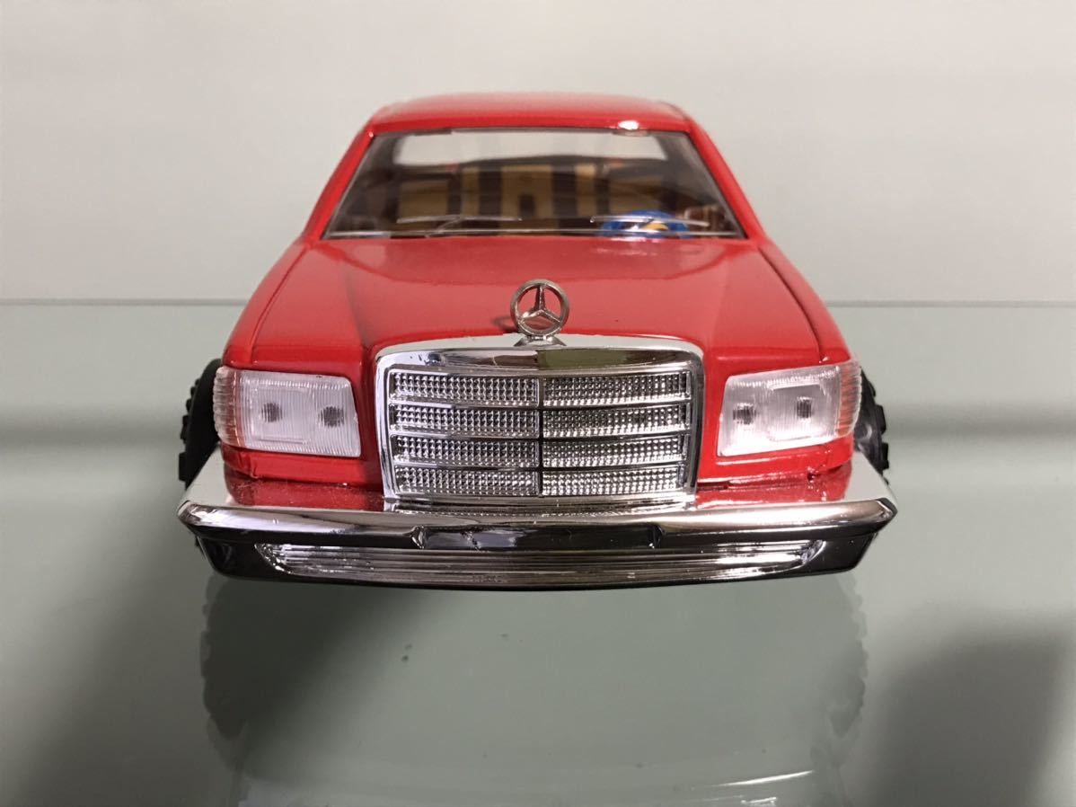 送料無料　1/18位　メルセデスベンツ　380SEL ブリキ　ミニカー　イチコー　MERCEDES BENZ 当時物_画像2