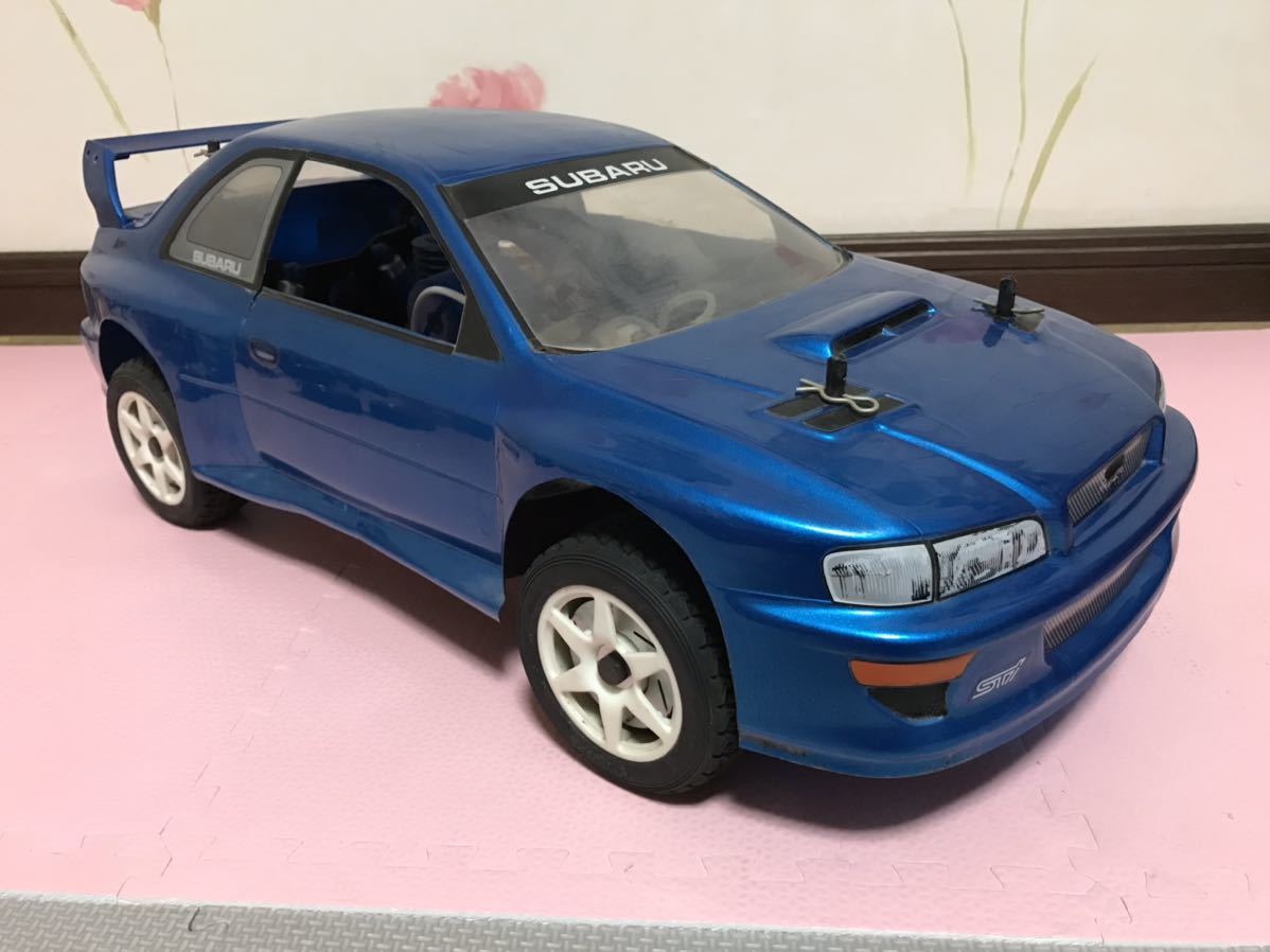 送料無料　1/8 スバル　インプレッサ　ラジコン車体　エンジンカー　ランドマックス　京商　KYOSHO SUBARU IMPREZA LAND MAX