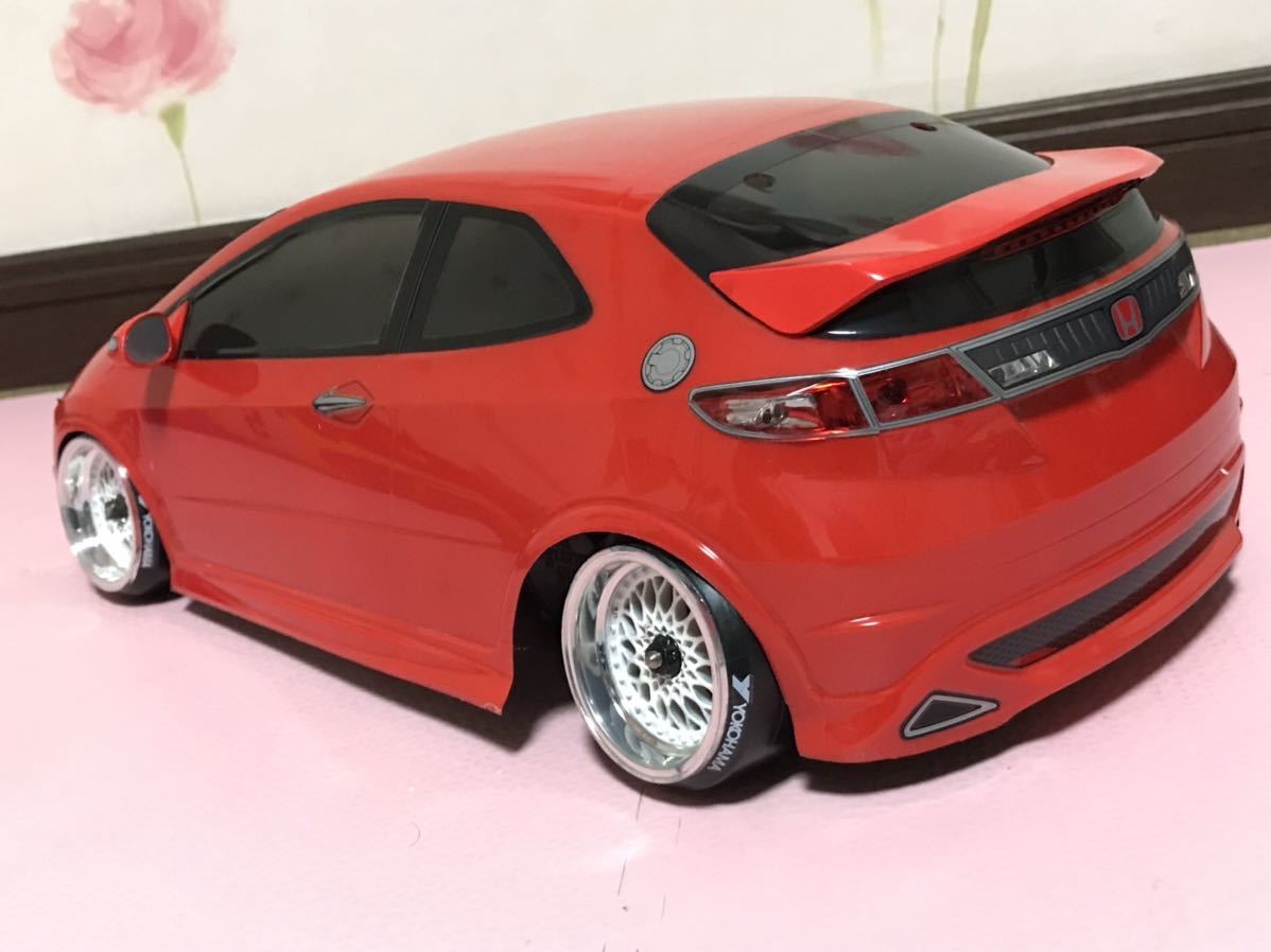 送料無料　1/10 ホンダ シビック　ユーロ　タイプR ラジコン　ボディ　タミヤ　TAMIYA HONDA CIVIC EURO TYPE R RC BODY