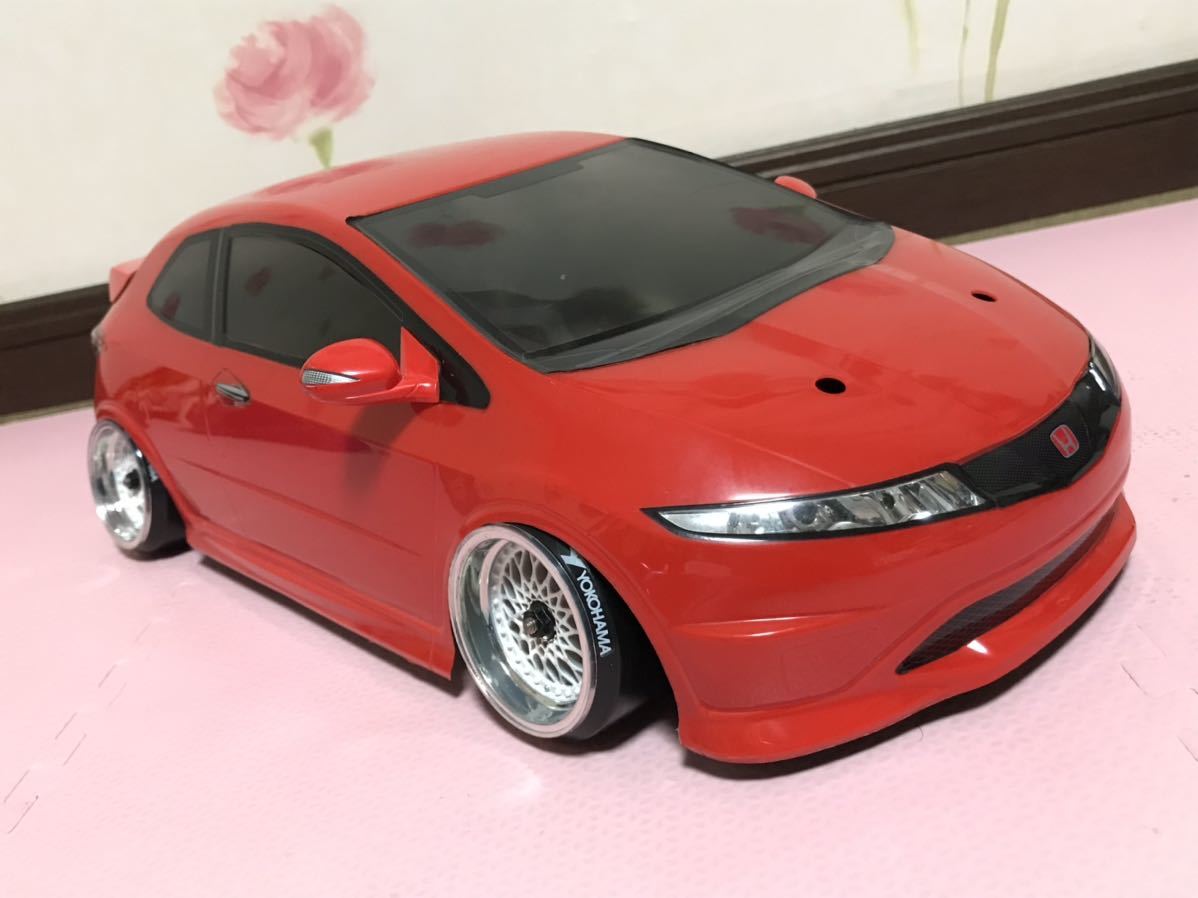 送料無料　1/10 ホンダ シビック　ユーロ　タイプR ラジコン　ボディ　タミヤ　TAMIYA HONDA CIVIC EURO TYPE R RC BODY