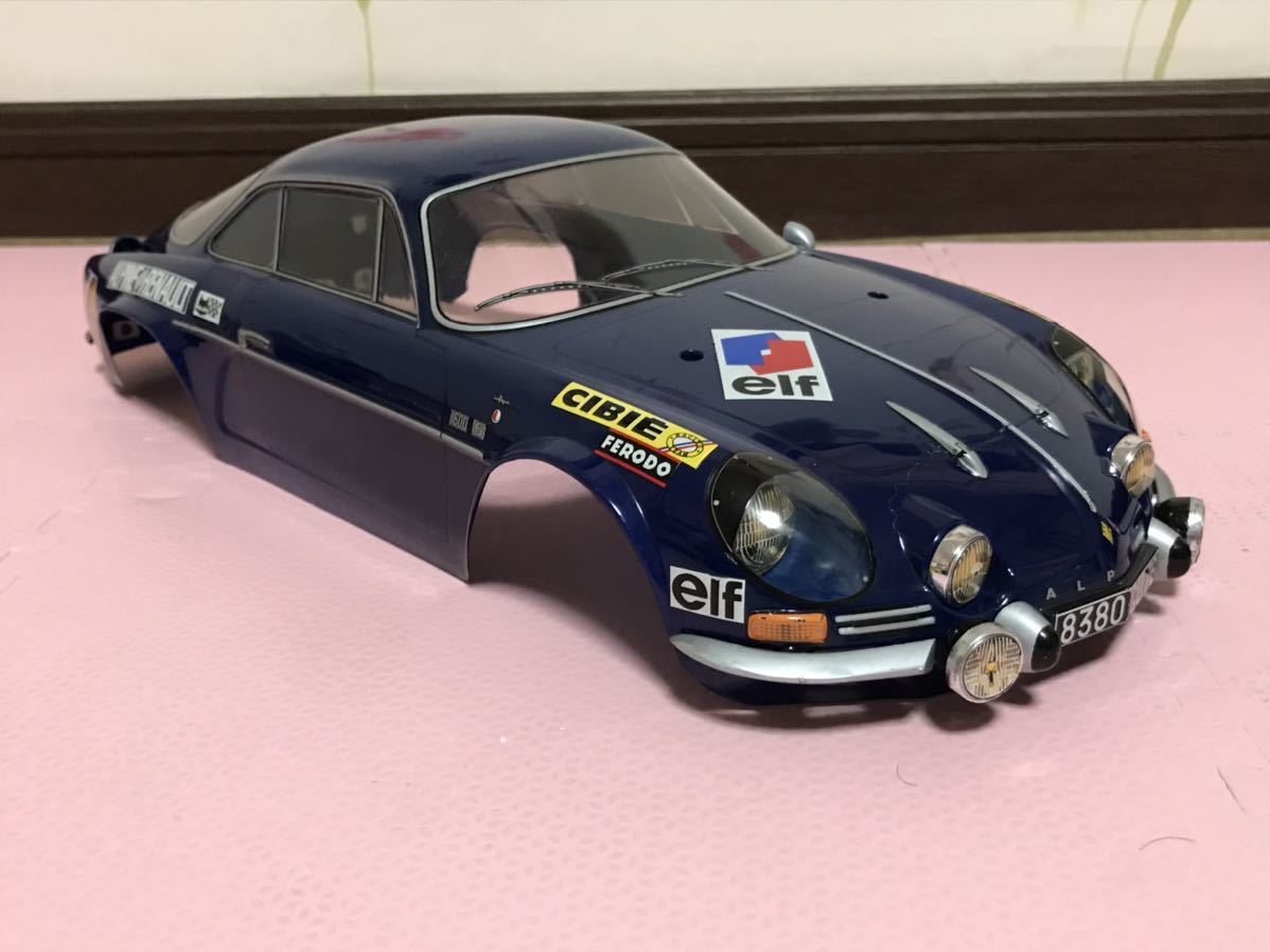 送料無料　Mシャーシ用　アルピーヌ　ルノー　A110 ラジコン　ボディ　タミヤ　TAMIYA ALPINE RENAULT RC BODY