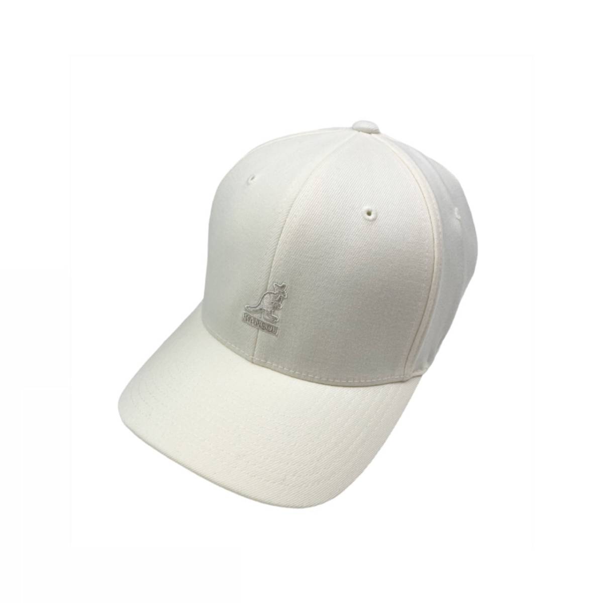 カンゴール キャップ 帽子 8650BC ウール フレックス フィット メンズ レディース ホワイト S/M KANGOL WOOL FLEXFIT BASEBALL 新品_画像4