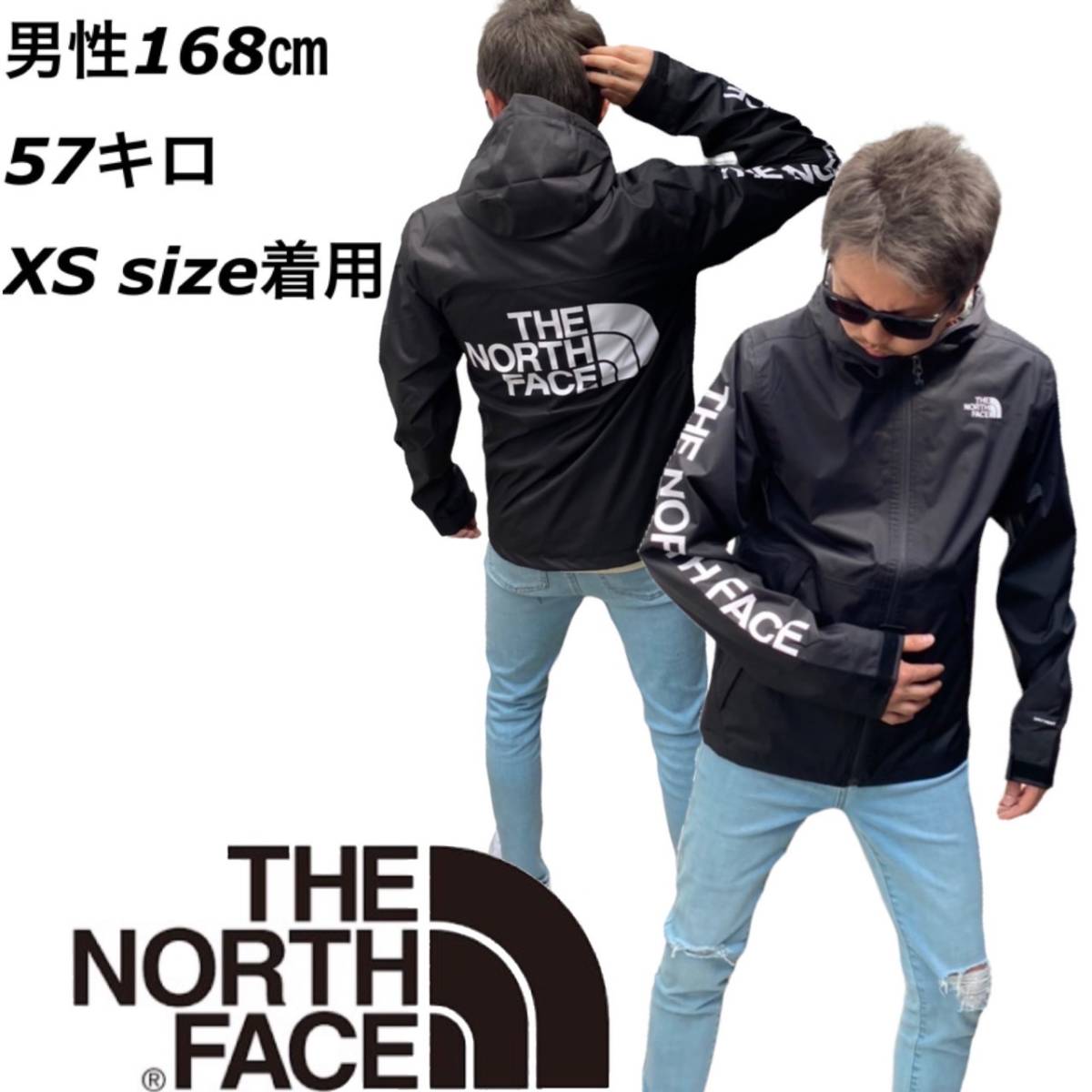 ザ ノースフェイス ジャケット 袖ロゴ マウンテンパーカーNF0A5IXA 撥水 迷彩 黒 2XLサイズ THE NORTH FACE MILLERTON JACKET 新品