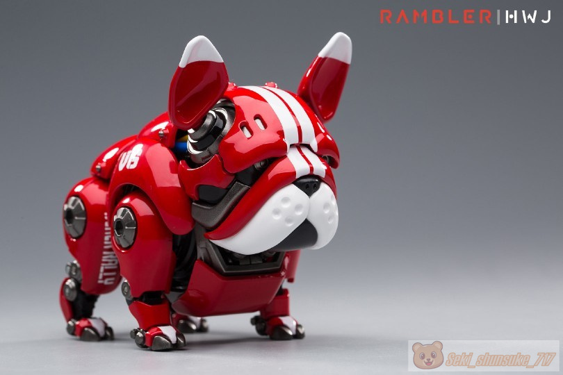 【HWJ】RAMBLER MECHANIC BEAST 零号機(赤) 機械犬 ブルドッグ 合金あり 完成品 可動 フィギュア 新品_画像1